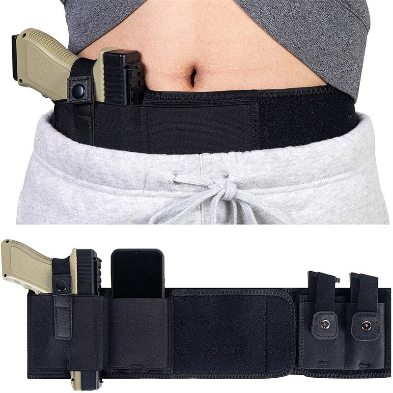 Edc Concealed Carry Holster - Belly Band Gun Holster Concealed Carry