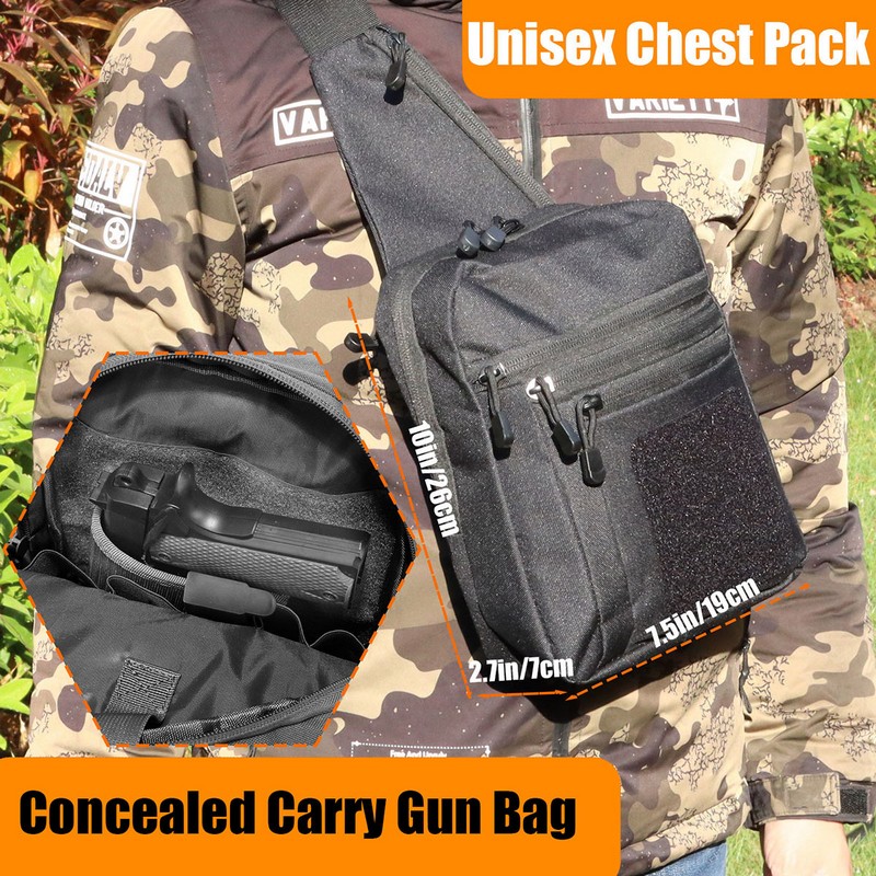 New Tactical Chest Bag Pistol  - Edc Concealed Carry Holster review and price