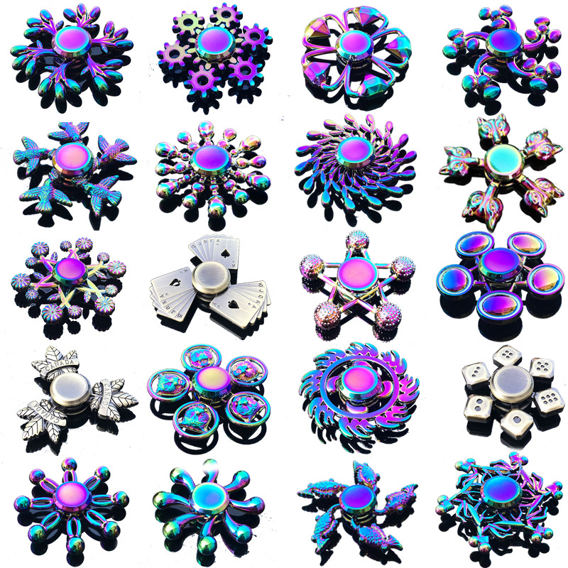 Rainbow Fidget Metal Spinner C - Fidget Spinner Bearing review and price