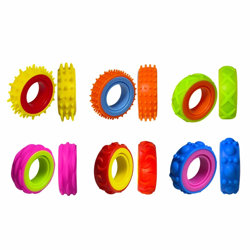 6PCS Sensory Toys Fidget Rings - Fidget Spinner Bearing review and price