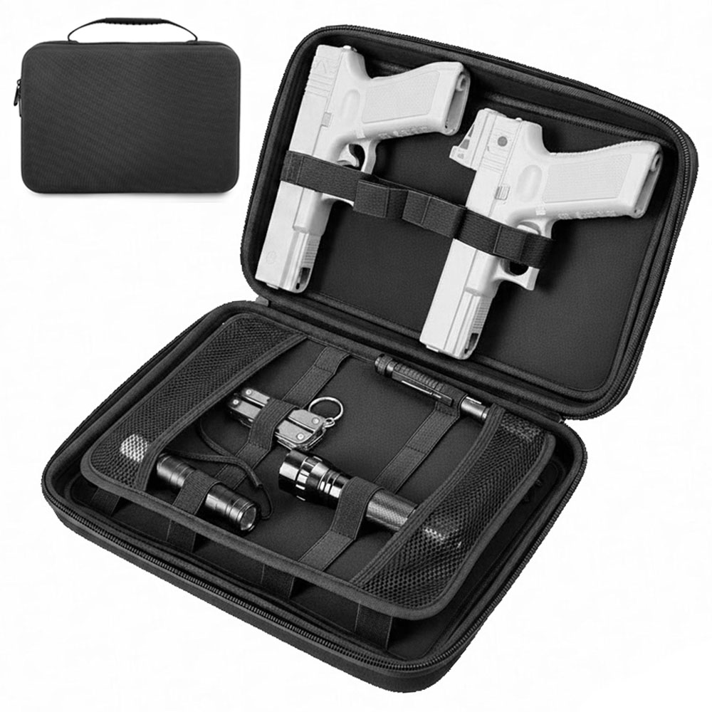 Tactical Pistol Gun Case Dual  - Edc Concealed Carry Bag review and price