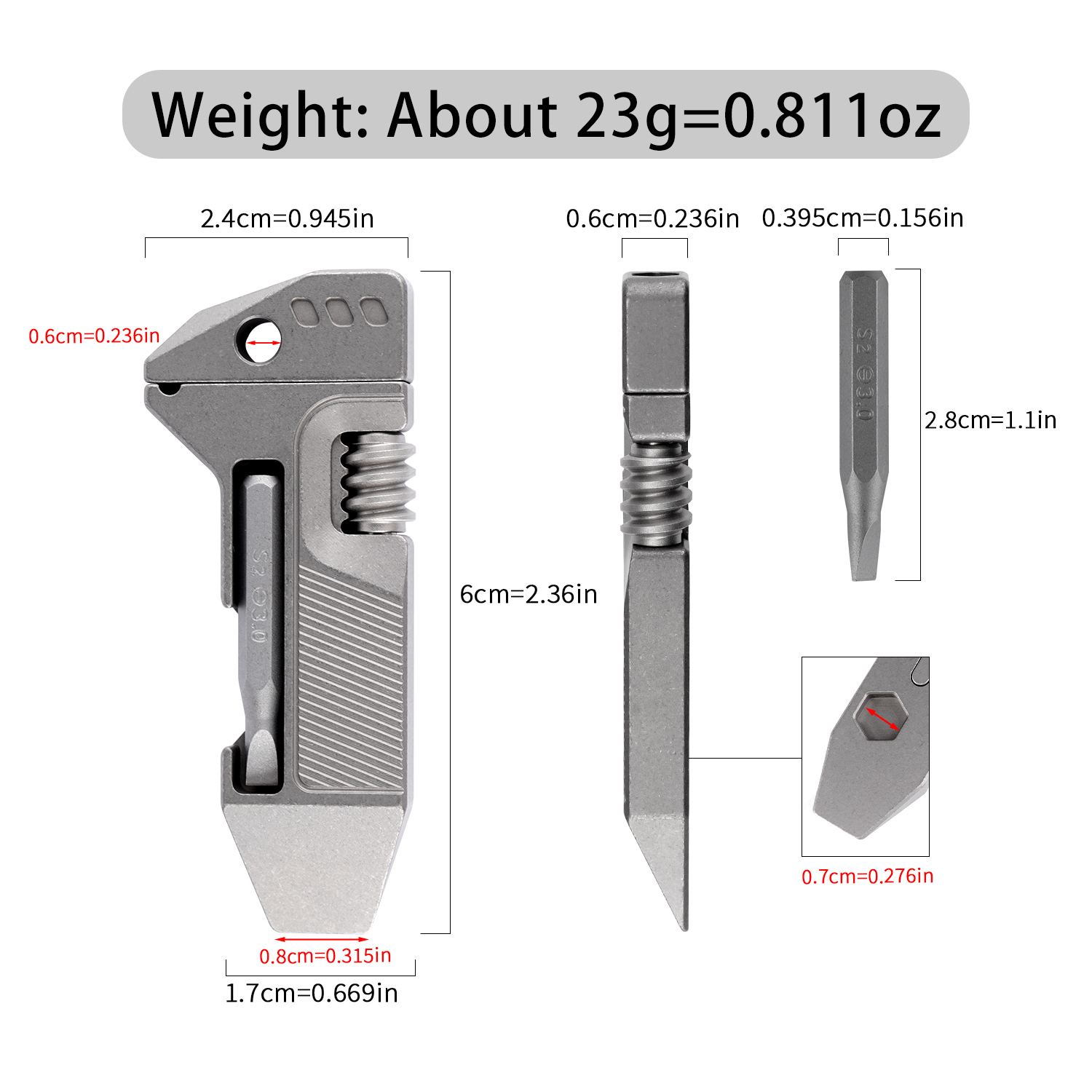 Titanium Alloy Mini EDC Multi  - Edc Everyday Carry Gear review and price